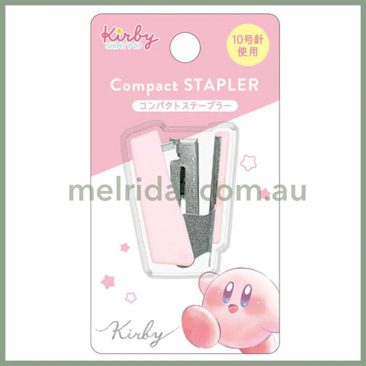 Kirby | Mini Compact Stapler 38×17×25mm (Light Pink Star)