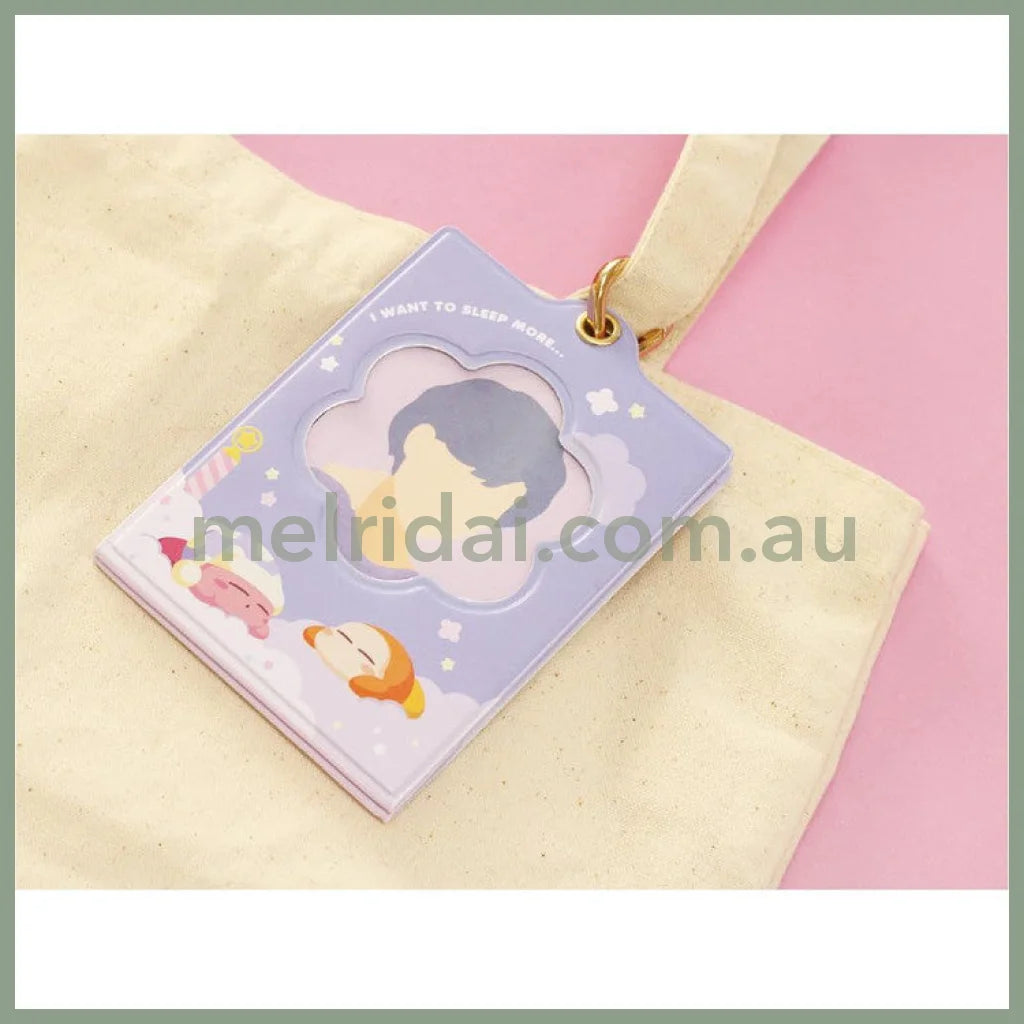 Kirby Photo Stand Purple Sleeping