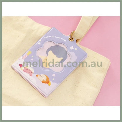Kirby Photo Stand Purple Sleeping