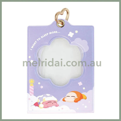 Kirby Photo Stand Purple Sleeping