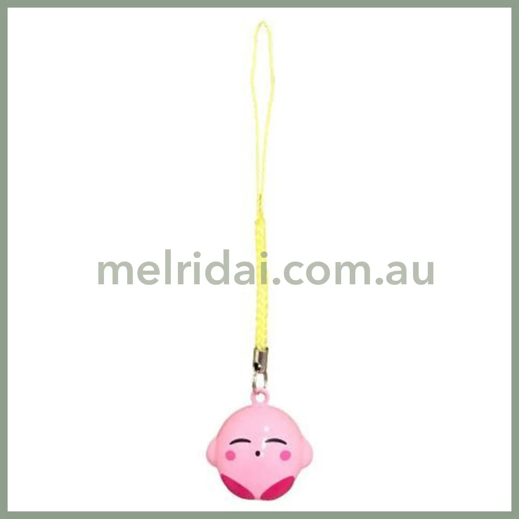 Kirby | Tiny Charm Face-Shaped Bell (Napping)