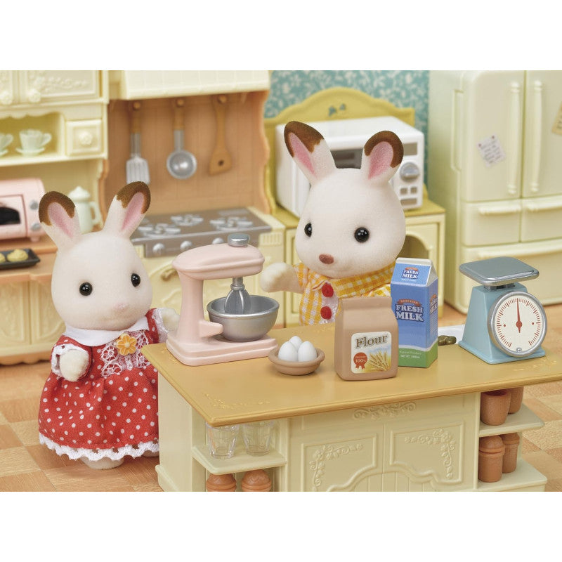 【JP】Sylvanian Families | Furniture Island Kitchen Set W130 x H145 x D60 mm