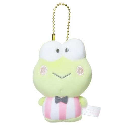 Sanrio | Keychain Mascot Holder Kerokerokeroppi 12Cm×5.5Cm×4.8Cm (Hanging Legs Series)
