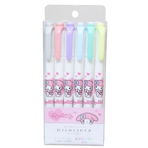 Zebra x Sanrio | Mildliner Double-Sided Highlighter Set 142×Φ12mm (My Melody - Love)