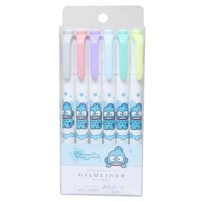 Zebra x Sanrio | Mildliner Double-Sided Highlighter Set 142×Φ12mm (Hangyodon - Star)