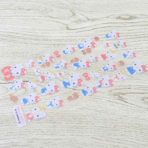 SANRIO | Fluffy Felt Sticker 90x175x1mm (Hello Kitty & Hello Mimmy & Tiny Chum)