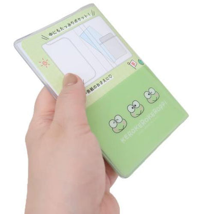 SANRIO | Keroppi B7 Stationery Multi-Case Passport Case Cover with Pocket 136 x 95 x 10cm