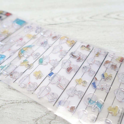 PEANUTS | Snoopy Sticker Sheet Glass Style 95x205x4mm