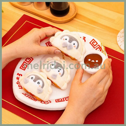 Koupen-Chan | Gyoza Stuffed Toys Set Plush Keychain Full Of Gravy H265 X W200 D40Mm