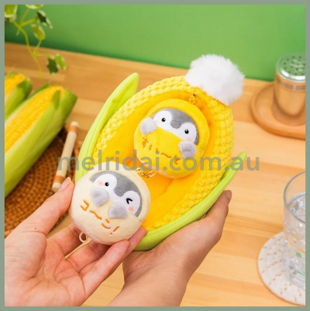 Koupen-Chan | Sweet Corn Mascot Plush Keychain H195 X W125 D90Mm