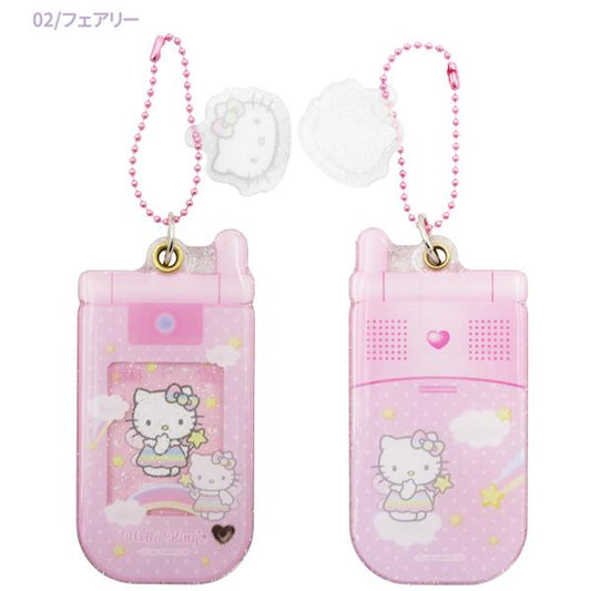 SANRIO | Hello Kitty Slide Flip Phone Keychain 45×7×90mm (Fairy)