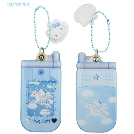 SANRIO | Hello Kitty Slide Flip Phone Keychain 45×7×90mm (Pegasus)