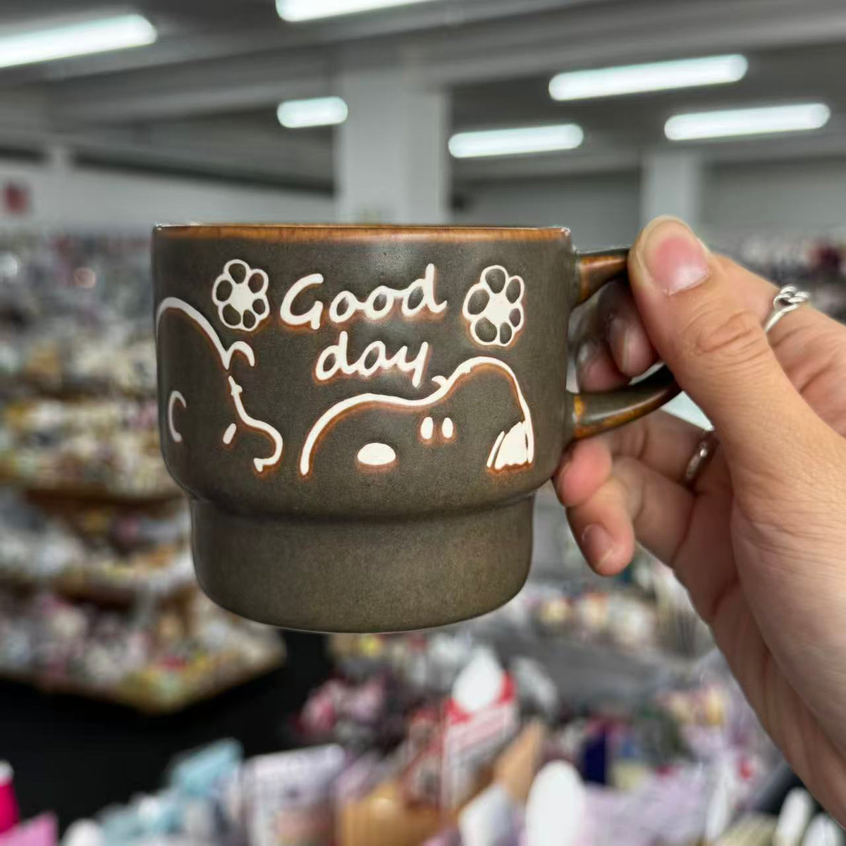 PEANUTS | Snoopy Mug Cup (Brown)