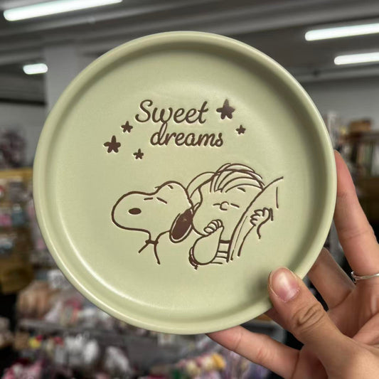 PEANUTS | Snoopy Plate (Green)