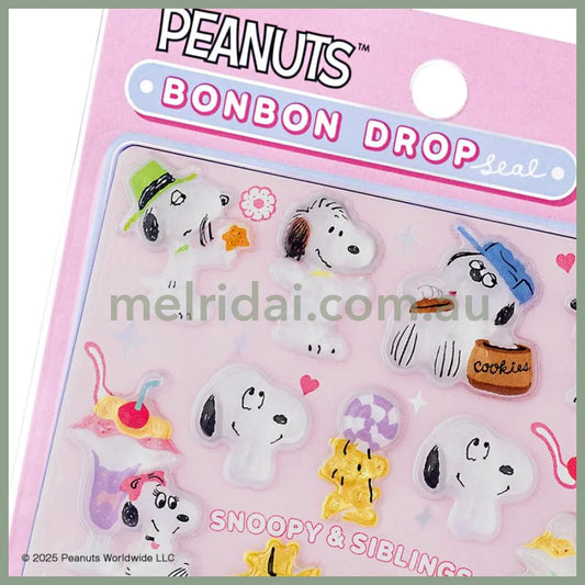 Bonbon Drop | Peanuts Snoopy Seal 3D Sticker 95×170×5mm