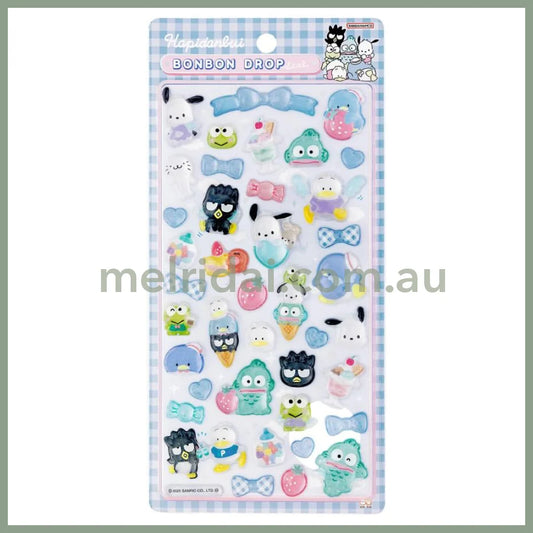 Bonbon Drop | Sanrio Hapidanbui Boys Gingham Seal 3D Sticker 95×170×5mm