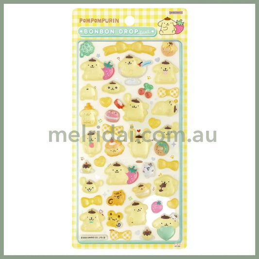 Bonbon Drop | Sanrio Pompompurin Pom Pom Purin Seal 3D Sticker 95×170×5mm