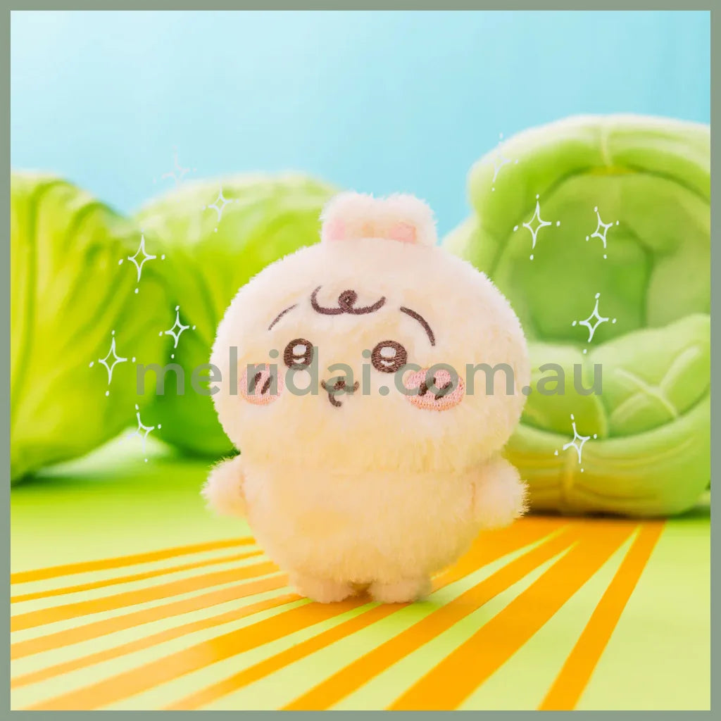 CHIIKAWA | Usagi Wrapped in Cabbage Mascot Holder Plush Keychai 155×155×70mm(Chiikawa Baby)