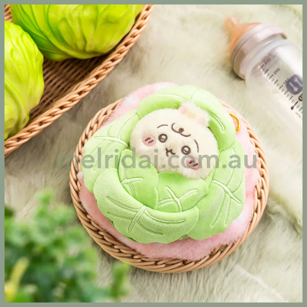 CHIIKAWA | Usagi Wrapped in Cabbage Mascot Holder Plush Keychai 155×155×70mm(Chiikawa Baby)