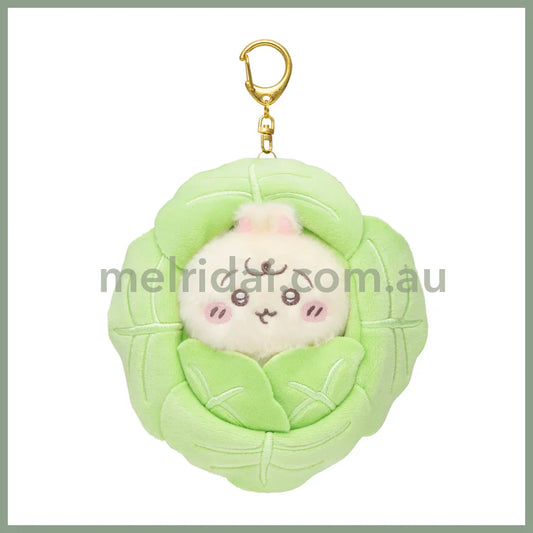 CHIIKAWA | Usagi Wrapped in Cabbage Mascot Holder Plush Keychai 155×155×70mm(Chiikawa Baby)