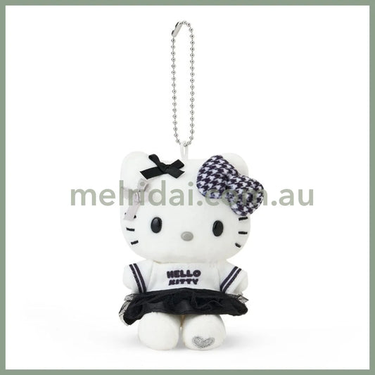 【Limit 1/customer】SANRIO | Hello Kitty Mascot Holder Plush Keychain 5.0 x 7.9 x 13.5cm (Monotone)
