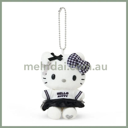 【Limit 1/customer】SANRIO | Hello Kitty Mascot Holder Plush Keychain 5.0 x 7.9 x 13.5cm (Monotone)