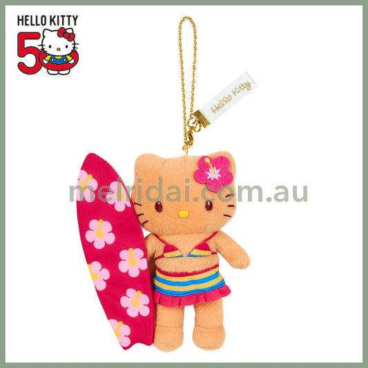 【Limit 1 / customer】SANRIO | Hello Kitty Style up Long Leg Mascot Holder / Plush Keychain / Bag Charm 15×7×17cm (50th