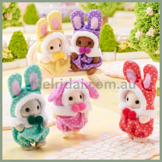【Limit 1 / customer】Sylvanian Families Secret Colorful Baby Bunny Costume Series Blind Bags