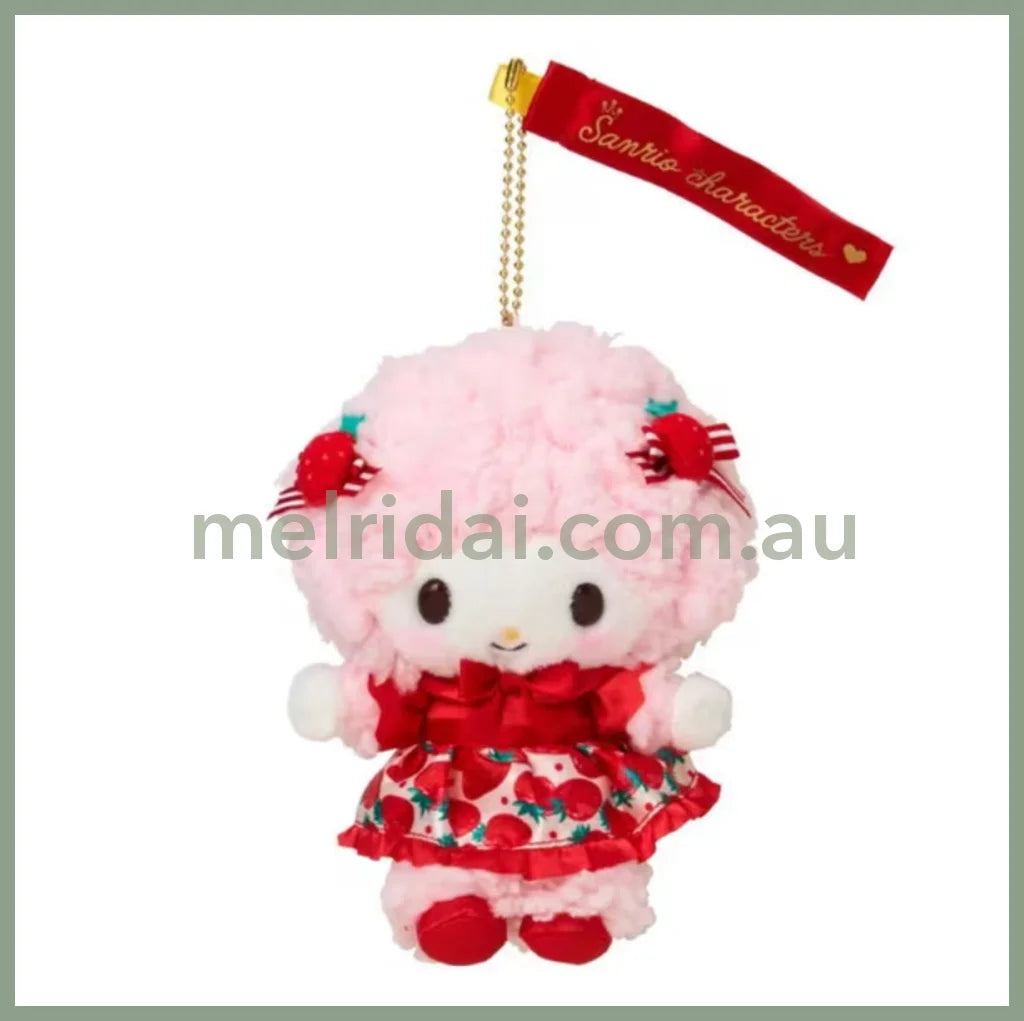 【Limit 1】SANRIO | My Sweet Piano Mascot Holder Plush Keychain W11×D7×H15.5cm (Strawberry News 50th Anniversary)