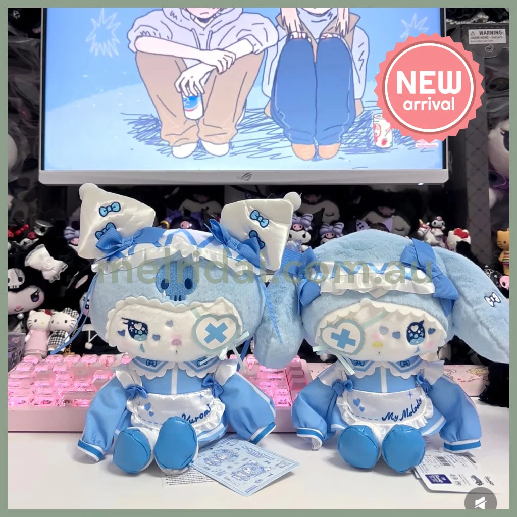 【Limit 1】SANRIO x MU DOLLY MIX | Kuromi Blue Plush Toy Plush Doll 175×220×110mm