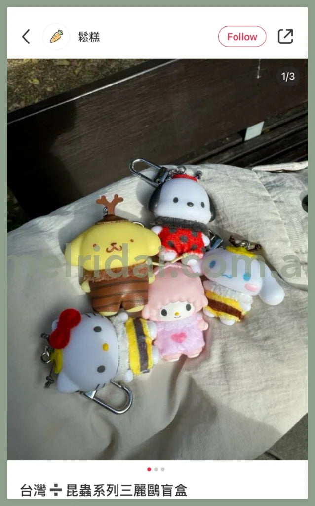 Sanrio | Secret Keychain Blind Box (Blue)