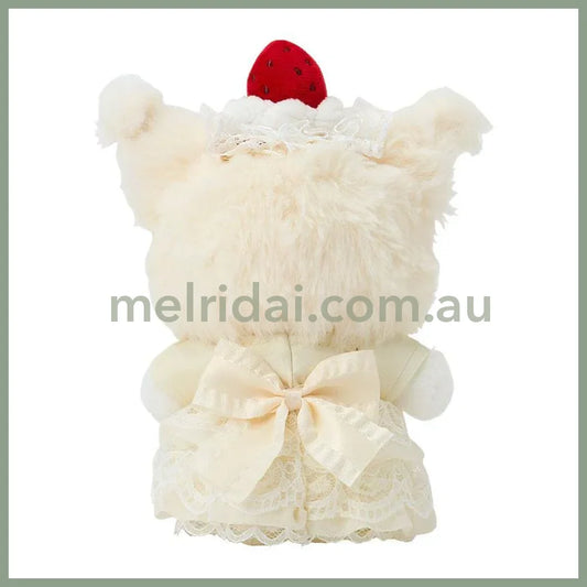 【Limite 1/Customer】Sanrio | Kuromi Plush Mascot Keychain Bag Charm W11×D6×H14.5Cm (Shortcake)