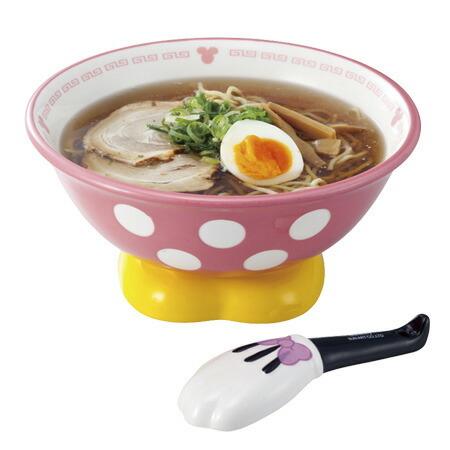 Disney | Minnie Mouse Ramen Bowl (D20.5Cm X H9.5Cm) & Spoon (14.5Cm)