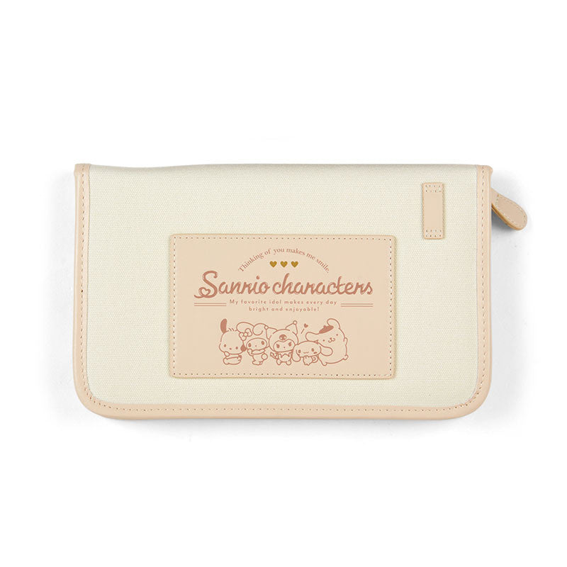Sanrio | Multi Pouch (Enjoy Idol) 23×2.5×14Cm // Pu Beige