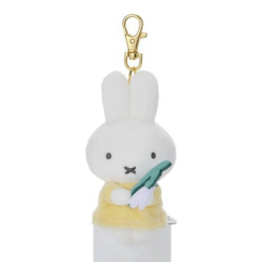 MIFFY | Bloom Chokkori Thank You Mascot Bag Charm Keychain 55x120x50mm (Snowdrop)