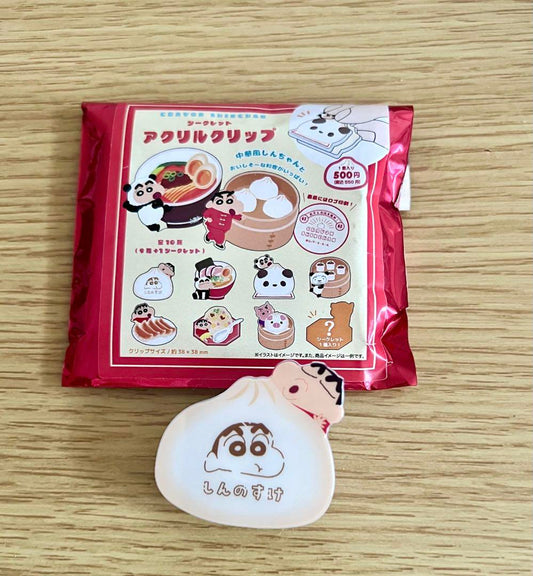 Crayon Shin-Chan | Secret Acrylic Clips Blind Box 38 x 38 x 20 mm (Chinese Food Series)