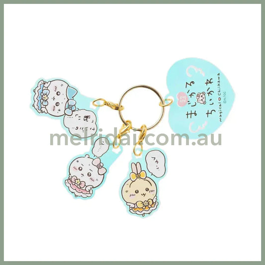 【Made In Japan】Chiikawa | Acrylic Keychain Set 吉伊卡哇 亚克力挂件 三连（超魔法少女系列） さいごの戦い！3