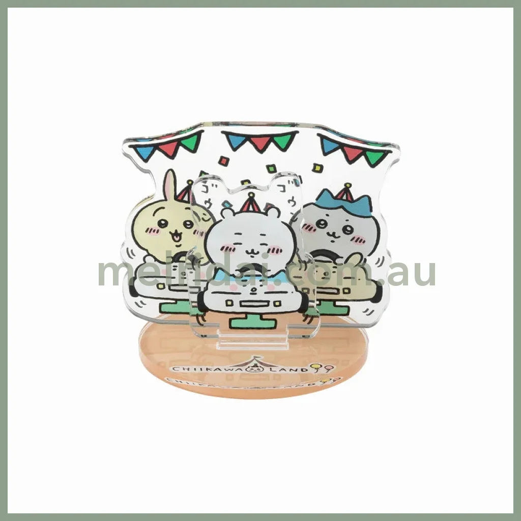 【Made In Japan】Chiikawa | Acrylic Stand H52×W60×D50Mm 吉伊卡哇 亚克力摆件/桌面摆件（游乐园系列）