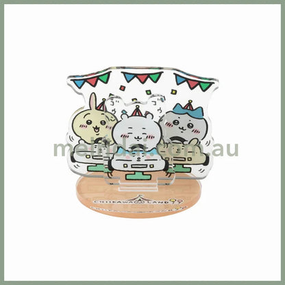 【Made In Japan】Chiikawa | Acrylic Stand H52×W60×D50Mm 吉伊卡哇 亚克力摆件/桌面摆件（游乐园系列）
