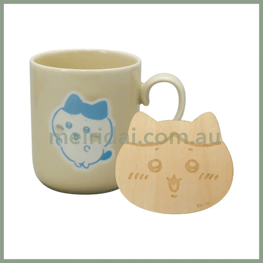 【Made in Japan】CHIIKAWA | Hachiware Ceramic Mug Cup with Coaster Set