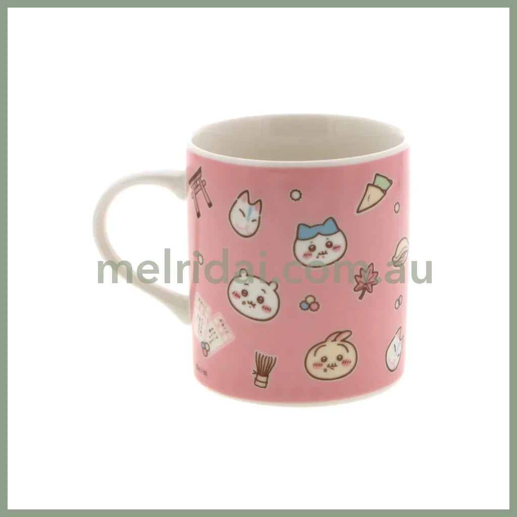 【Made In Japan】Chiikawa | Mug H90×Φ75Mm 吉伊卡哇 伏见稻荷限定 和风马克杯