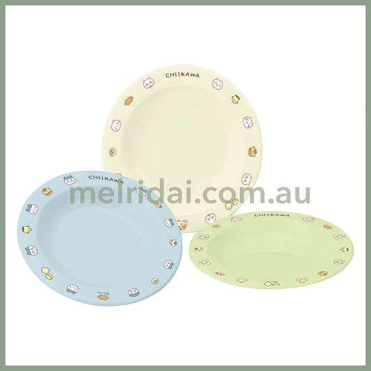 【Made in Japan】CHIIKAWA | Small Plate Set of Three 18.0 x 17.0 x 4.0cm