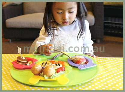Made In Japandisney Babywinnie The Pooh Icon Baby Kids Tableware Dishes Plate Set 5