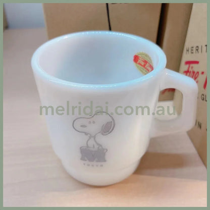 Made in Japan】 Fire King x Snoopy | Fireking Mug 215ml