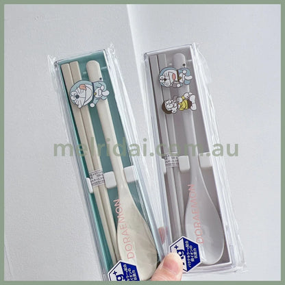 Made In Japanim Doraemonchopsticks & Spoon Set A 100