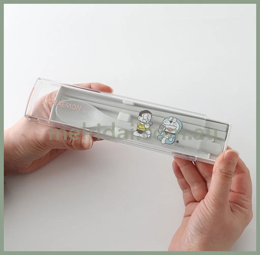 Made In Japanim Doraemonchopsticks & Spoon Set A 100