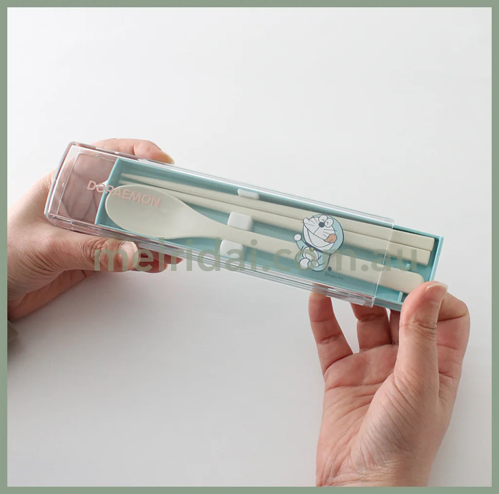 Made In Japanim Doraemonchopsticks & Spoon Set A 100