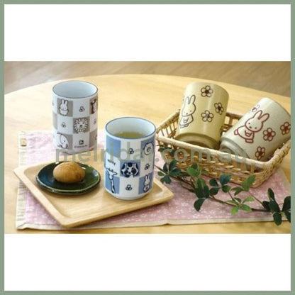 【Made in Japan】Miffy | Teacup Hot Water Cup Φ75×H102mm (Animal Blue)