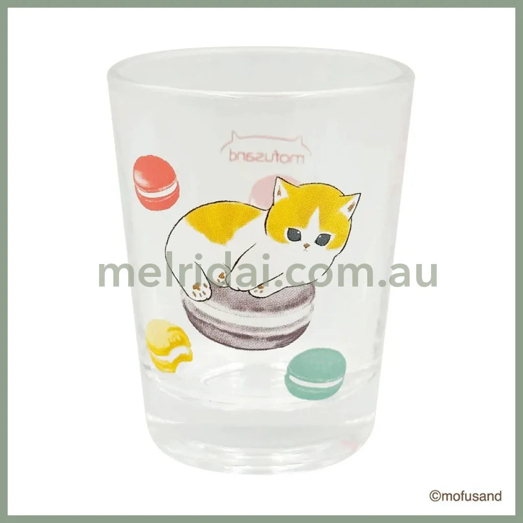 【Made In Japan】Mofusand | Mini Glass 50 X H65Mm 猫福 迷你玻璃杯/小酒杯/烧酒杯/清酒杯 Macaron 马卡龙