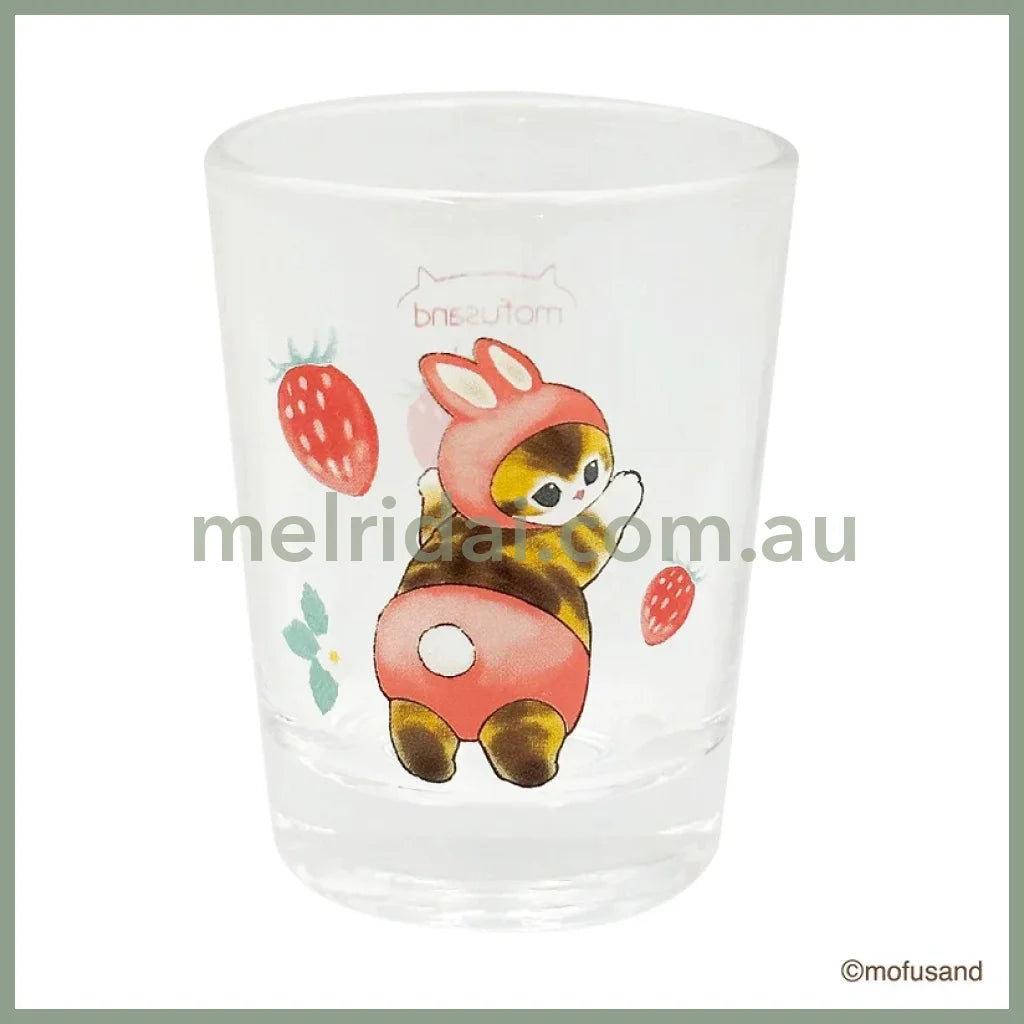 【Made In Japan】Mofusand | Mini Glass 50 X H65Mm 猫福 迷你玻璃杯/小酒杯/烧酒杯/清酒杯 Rabbit 小兔子